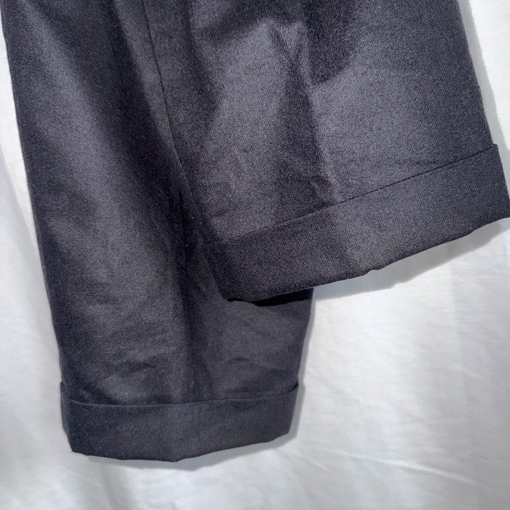 Lauren Ralph Lauren black pleated trousers, made from 100% wool, size 10. - Picture 8 of 8
